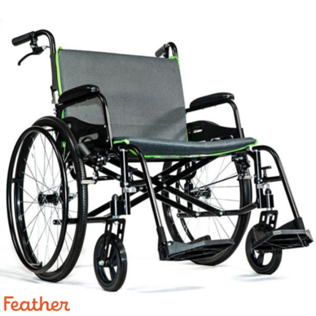 Feather Mobility Feather Heavy Duty Manual Wheelchair 22"