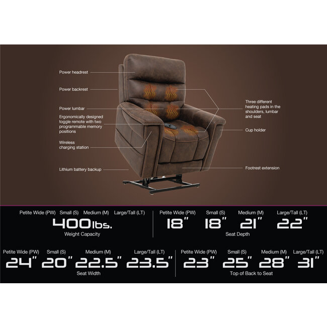 Pride Mobility Vivalift Radiance with Heat