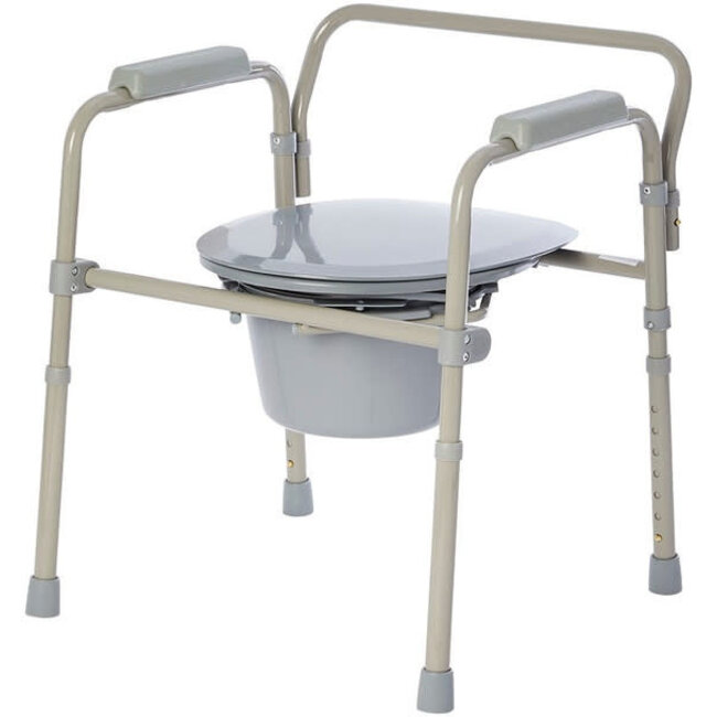 AZ MediQuip Deluxe Folding Commode