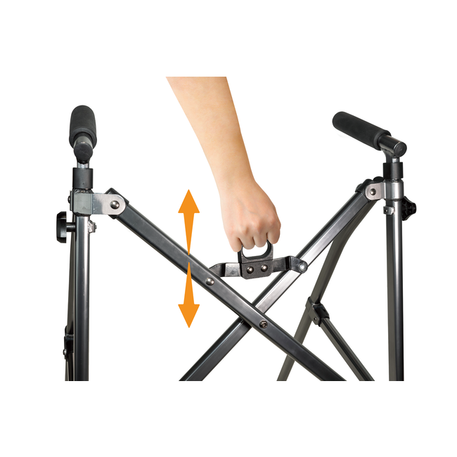 Stander EZ Fold-N-Go Walker Lite + (With Wheels) (d.cd)