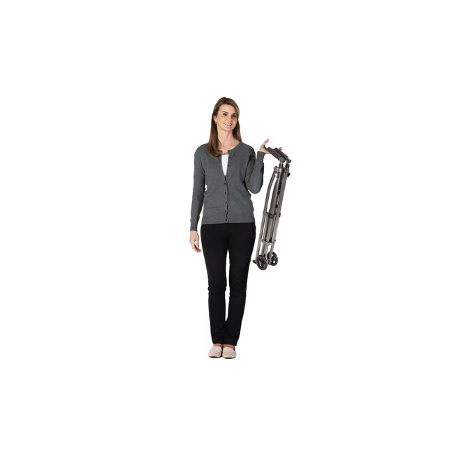 Stander EZ Fold-N-Go Walker Lite + (With Wheels) (d.cd)