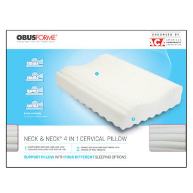 ObusForme Neck & Neck 4-in-1 Cervical Pillow