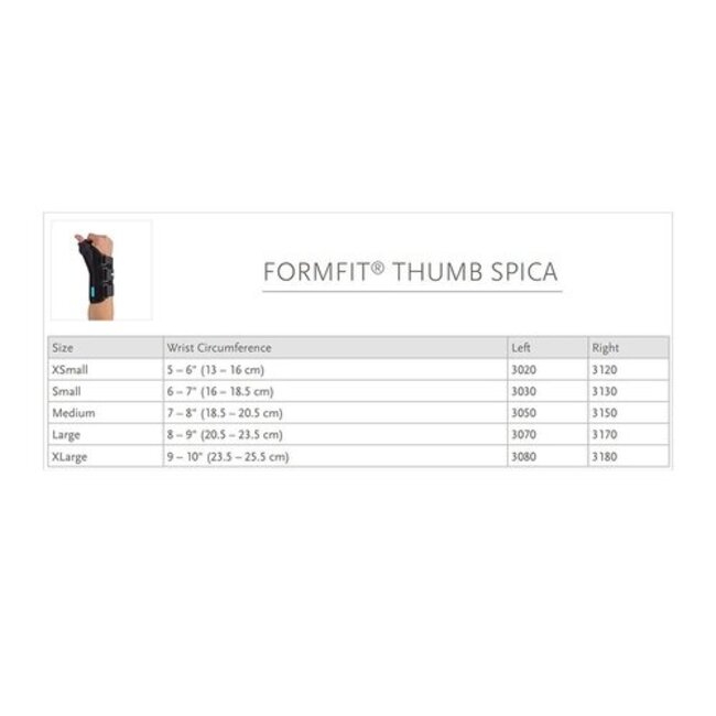 Ossur Thumb Spica 8in