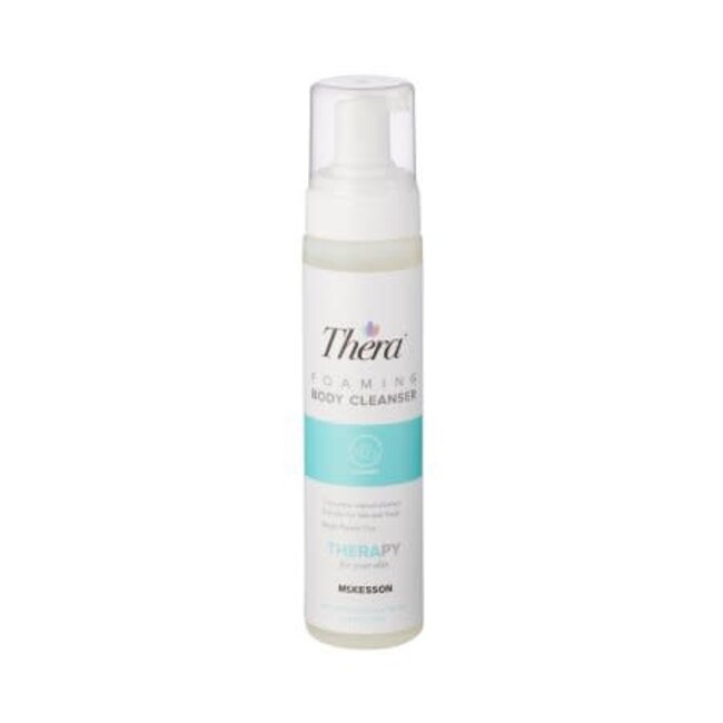 Rinse-Free Body Wash Thera Foaming 9 oz. Pump Bottle Clean Scented