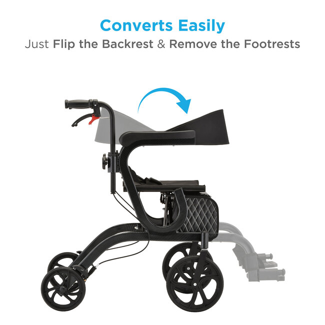 Nova Gemini 2 in 1 Rollator Transport Chair