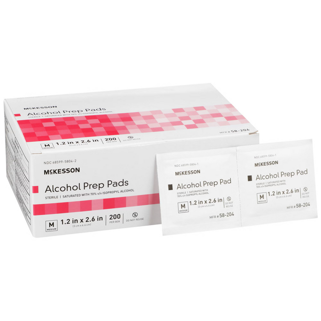 AZM Alcohol Prep Pad - Isopropyl Alcohol 70%