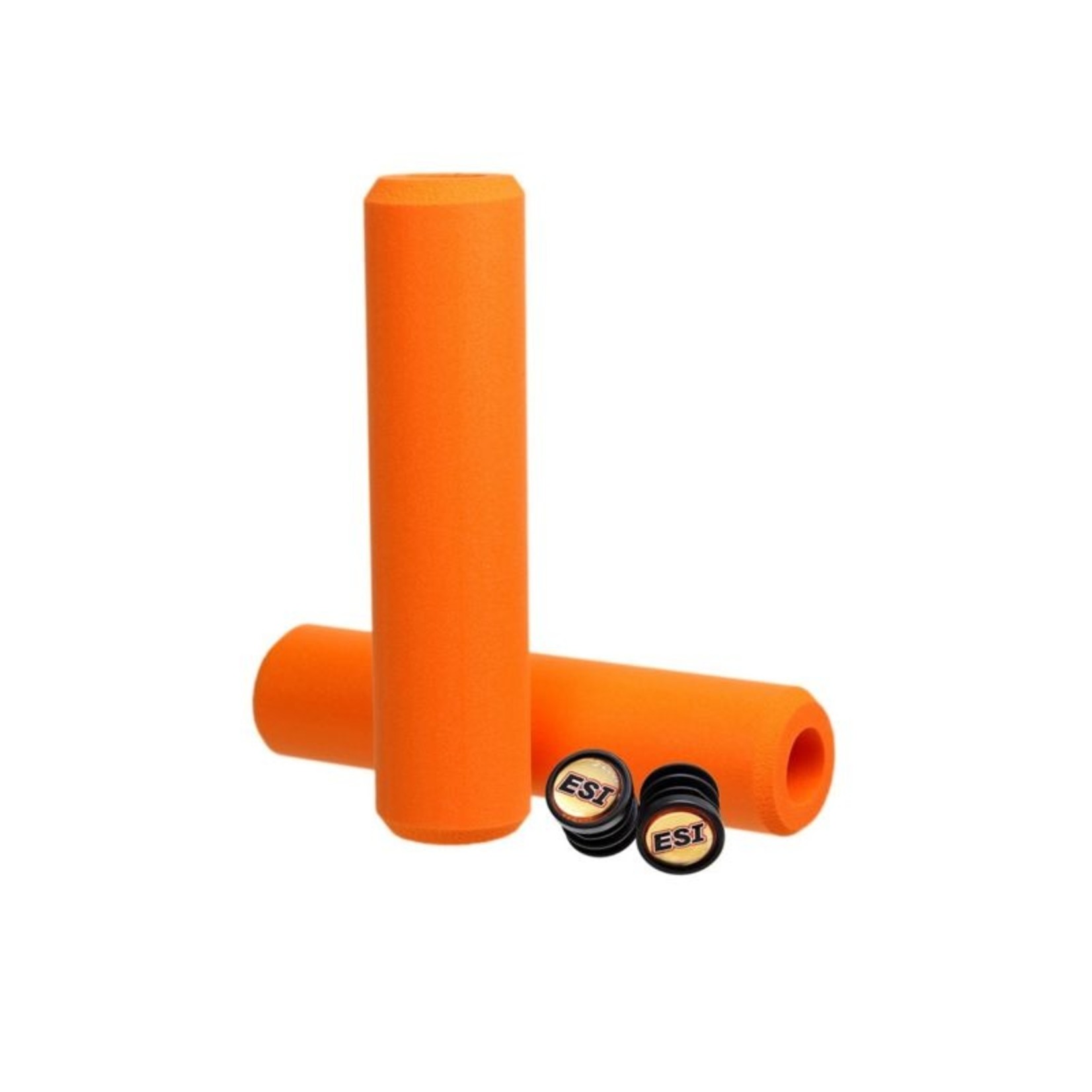 ESI Chunky Silicone Grips - Orange  Cartersville Bicycle Service & Supply