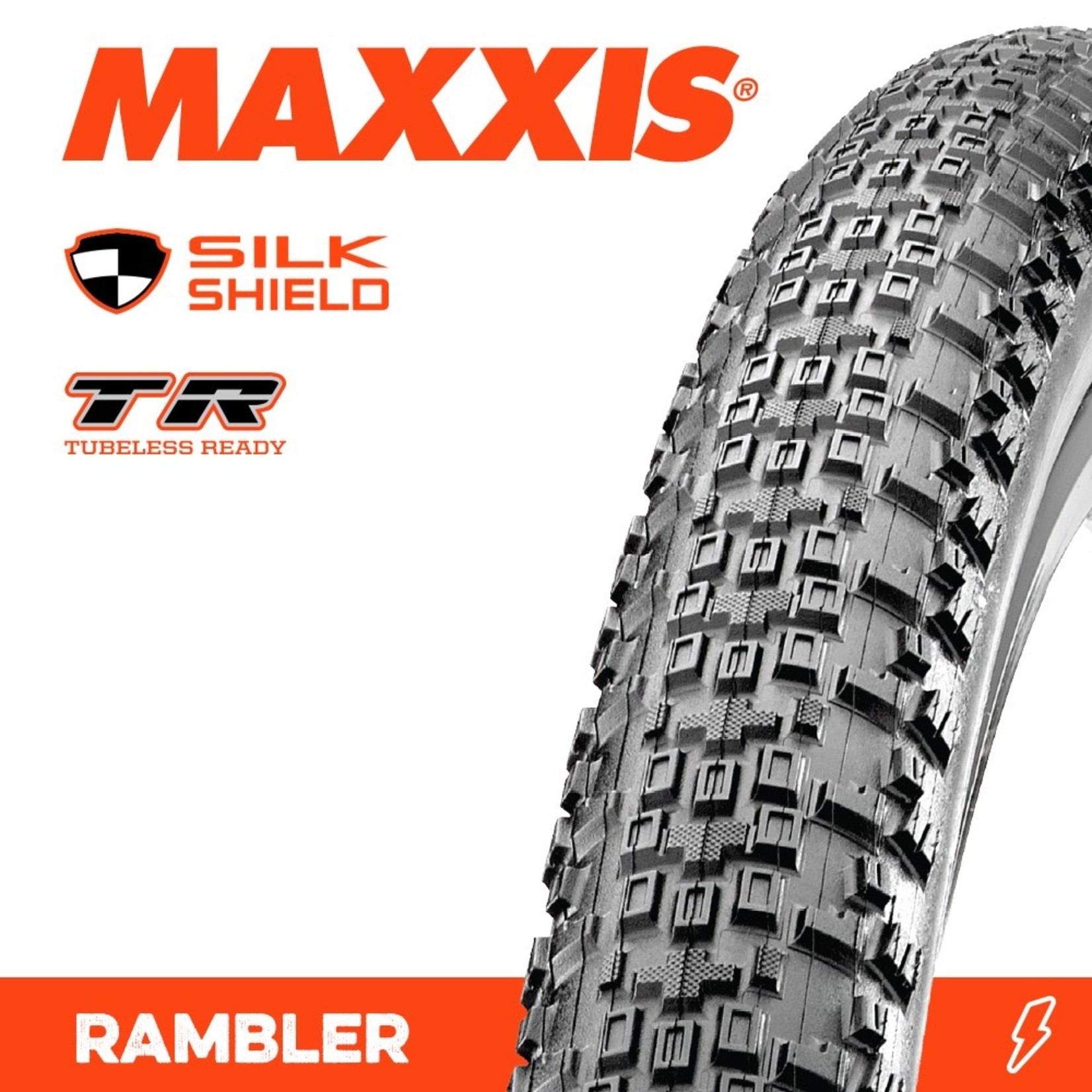 Maxxis Maxxis, Tyre Rambler 650x47B Silkshield TR 60TPI Black