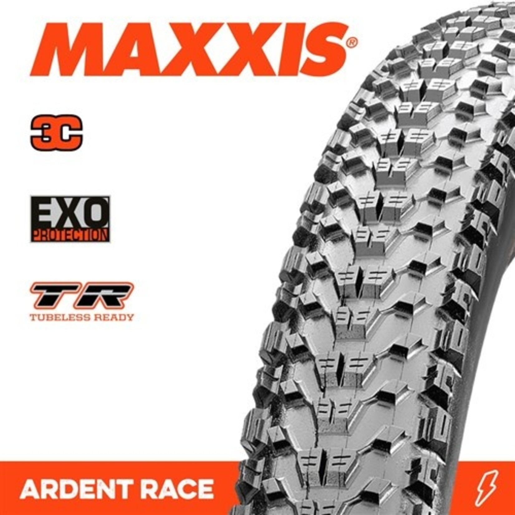 Maxxis Maxxis, Tyre Ardent Race 29x2.35 3C Speed EXO TR 120TPI Black
