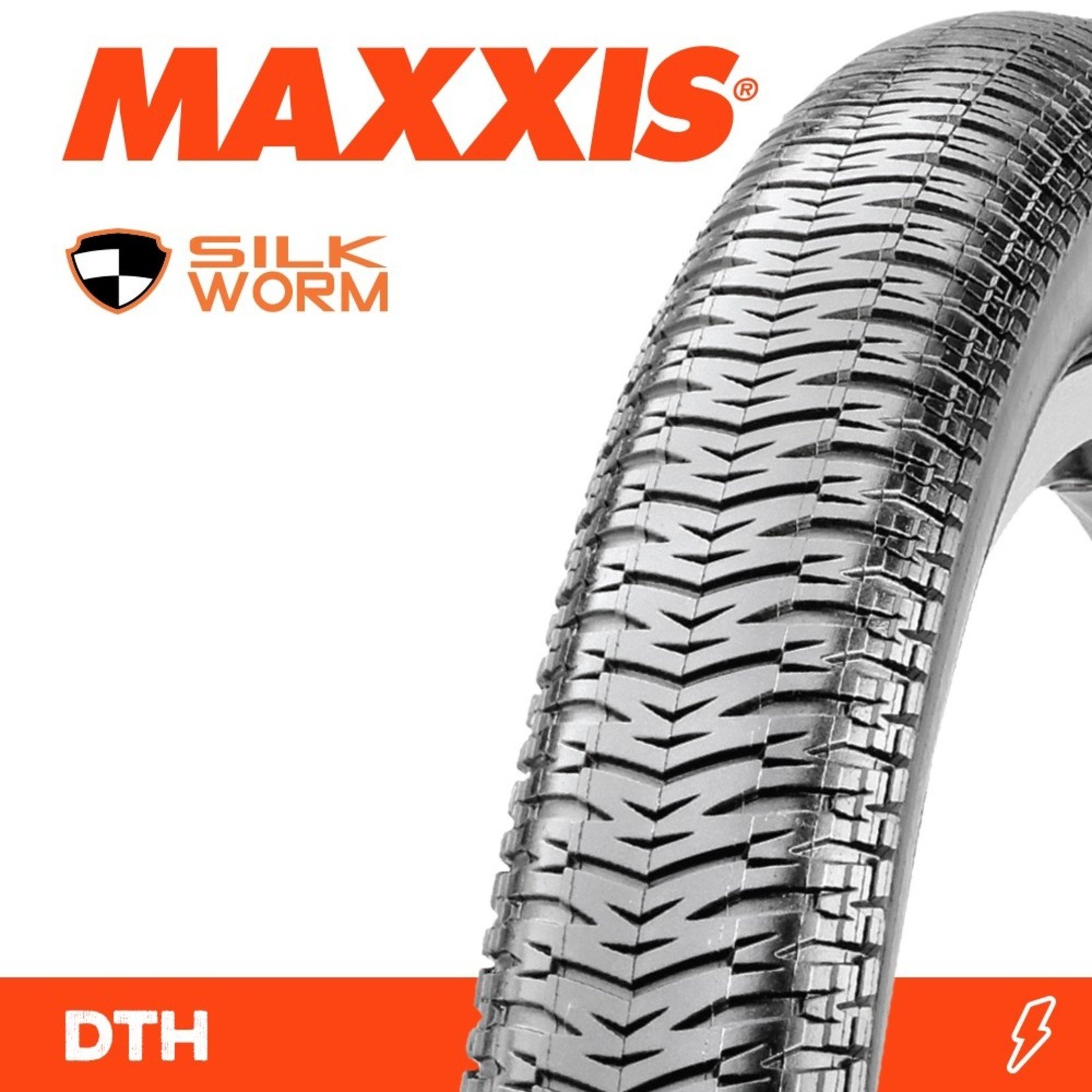 Maxxis Maxxis, Tyre DTH 20 x 1-3/8  Silkworm Wire 120TPI Black