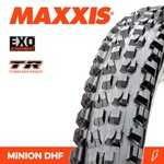 Maxxis Maxxis, Tyre Minion DHF 29x2.50  EXO TR 60TPI Black