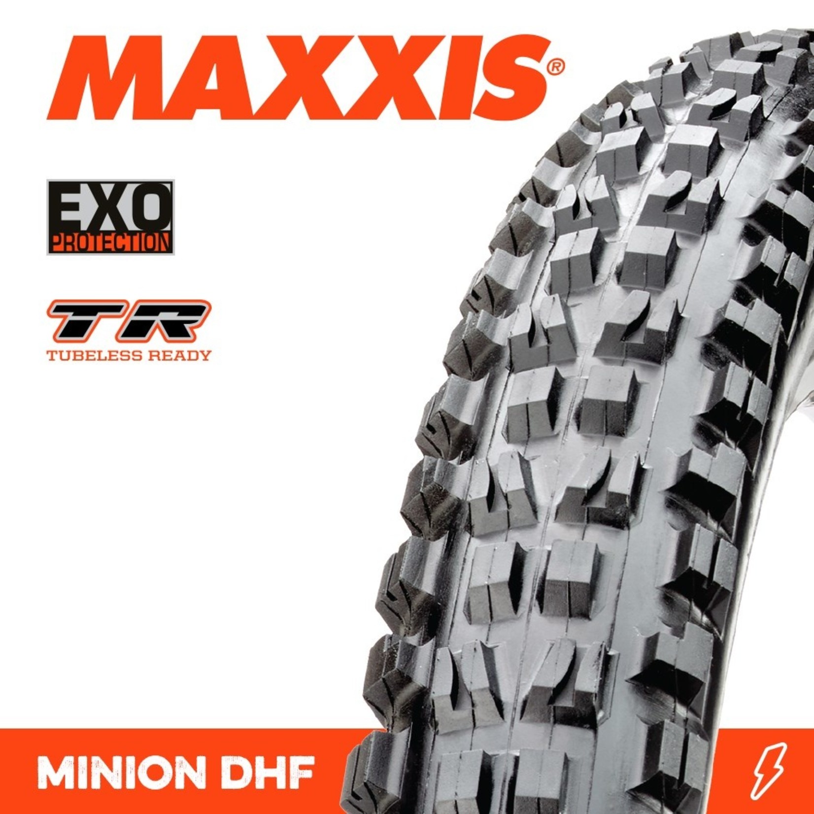 Maxxis Maxxis, Tyre Minion DHF 29x2.50  EXO TR 60TPI Black