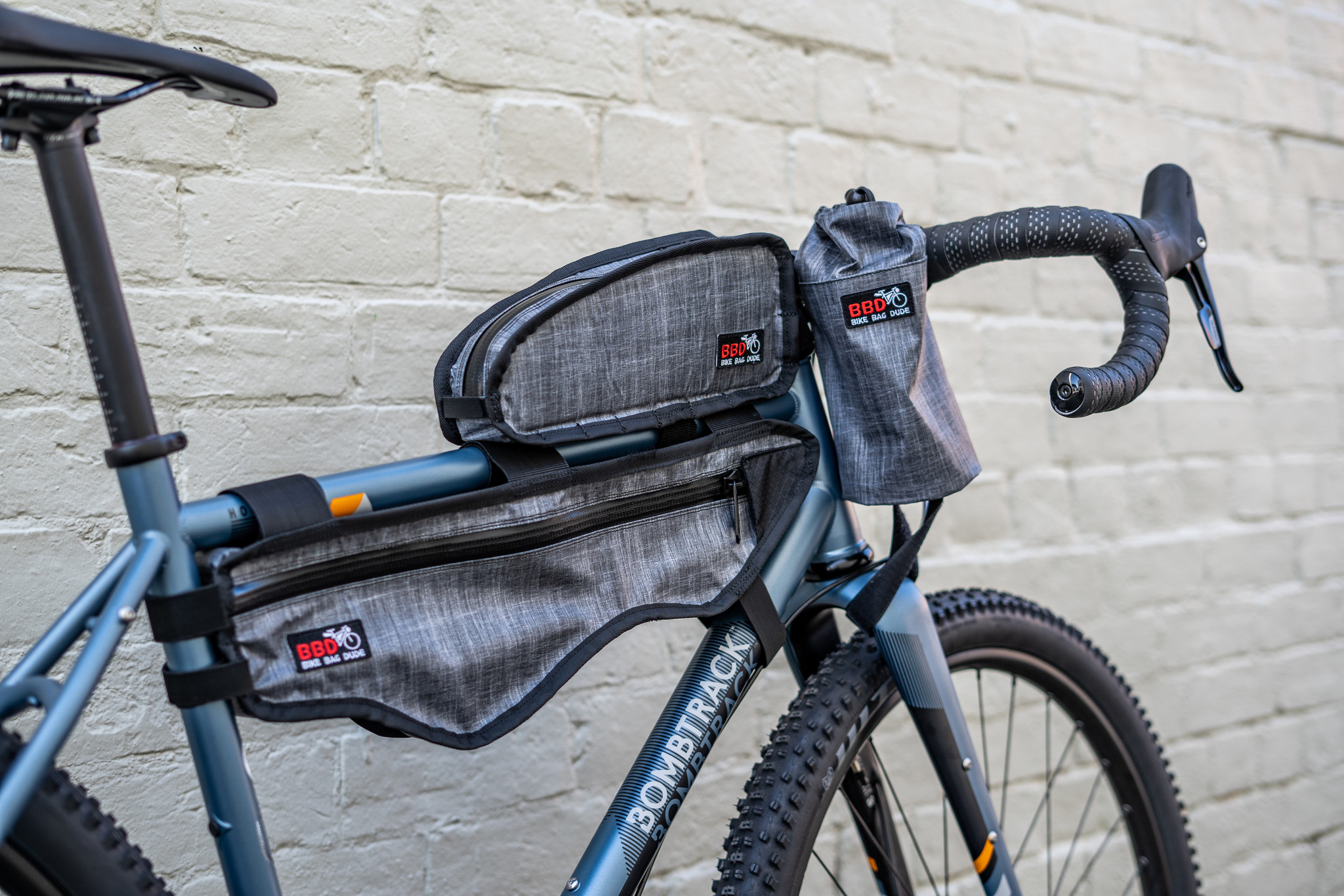 Bike Bag Dude, Half Frame Bag M/L The Bikesmith & Espresso Bar