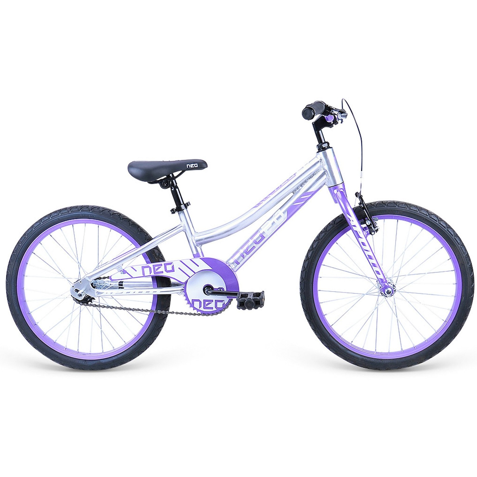 Apollo Apollo, Neo 20 Girls Brushed Alloy / Lavender / White