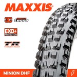 Maxxis Maxxis, Tyre Minion DHF 27.5x2.50WT 3C Maxx Grip EXO + TR 120TPI Black