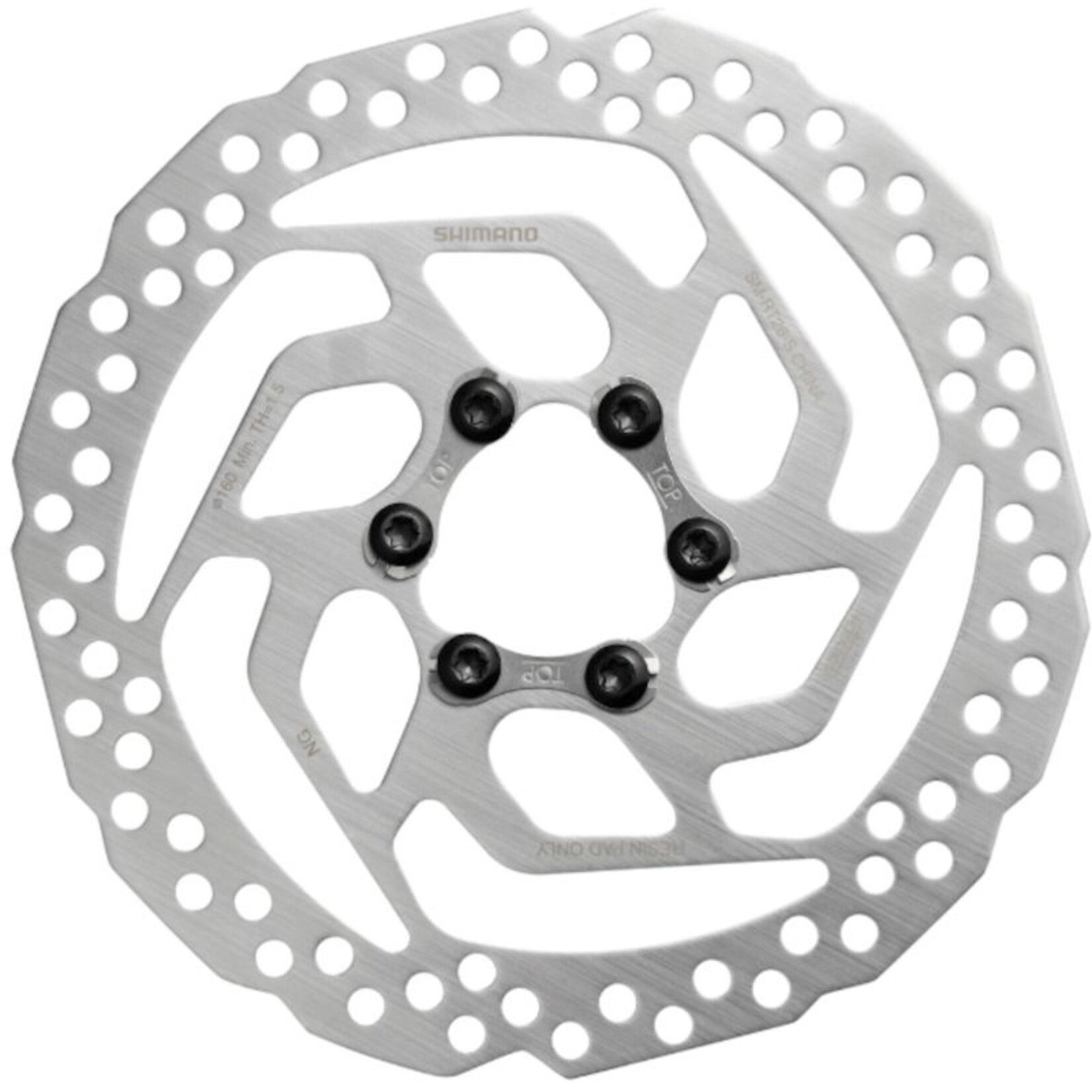 Shimano Shimano, SM-RT26 Disc Rotor 180mm 6-Bolt for Resin Pads