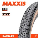 Maxxis Maxxis, Tyre Rambler 700x50c Exo TR 60TPI Tanwall