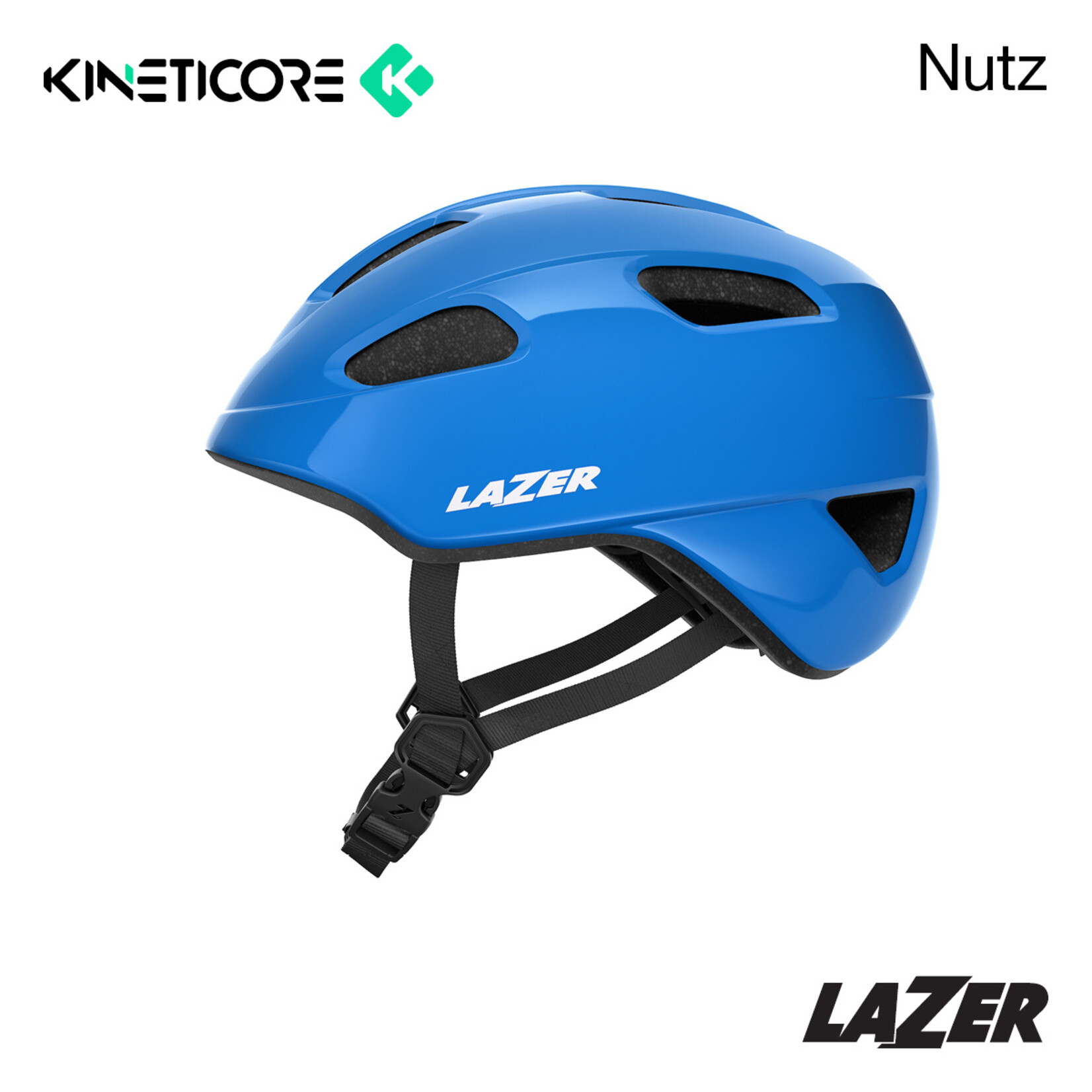 Lazer Lazer, Helmet Nutz KinetiCore Kids Unisize 50-56cm
