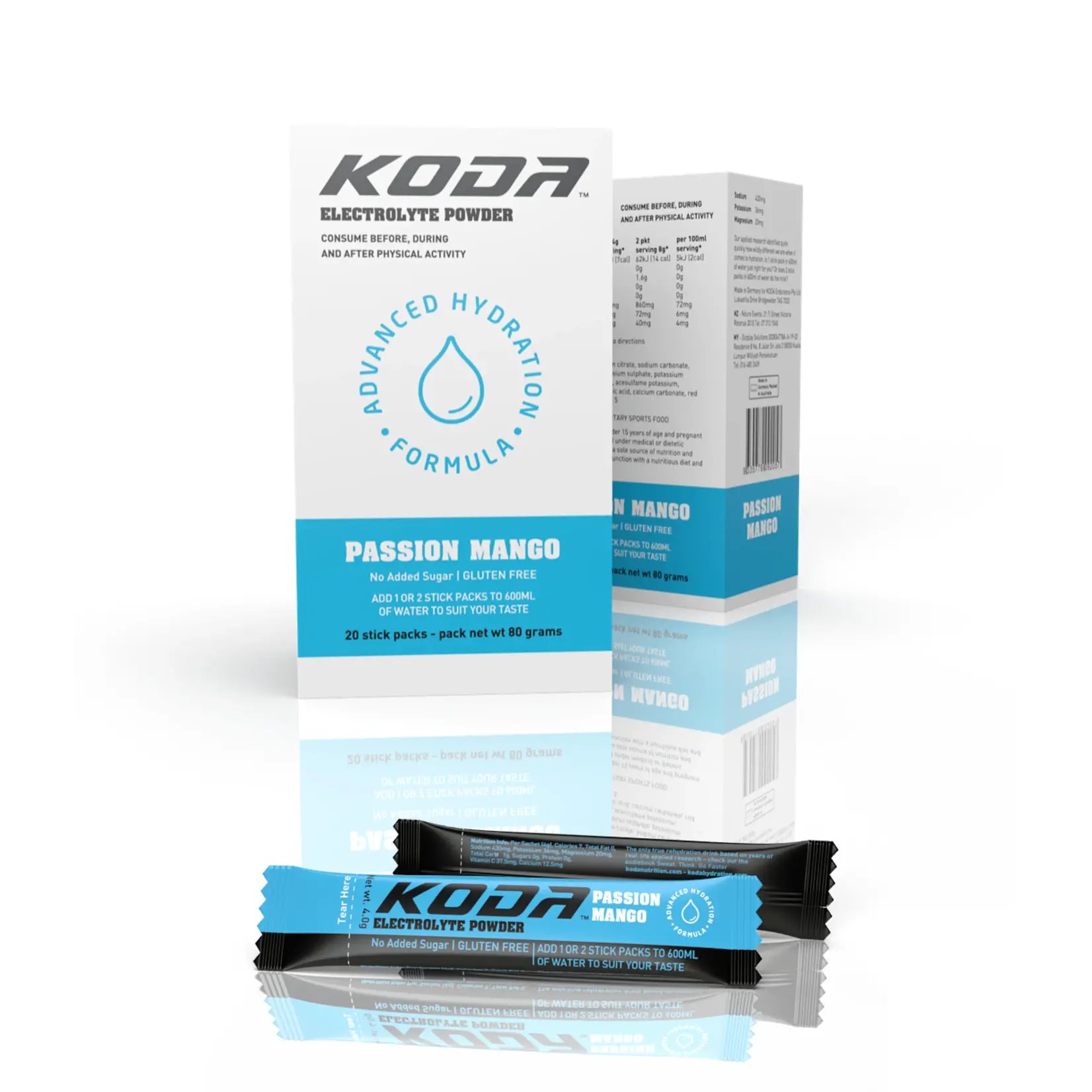 Koda Koda, Electrolyte Powder 20 stick packs