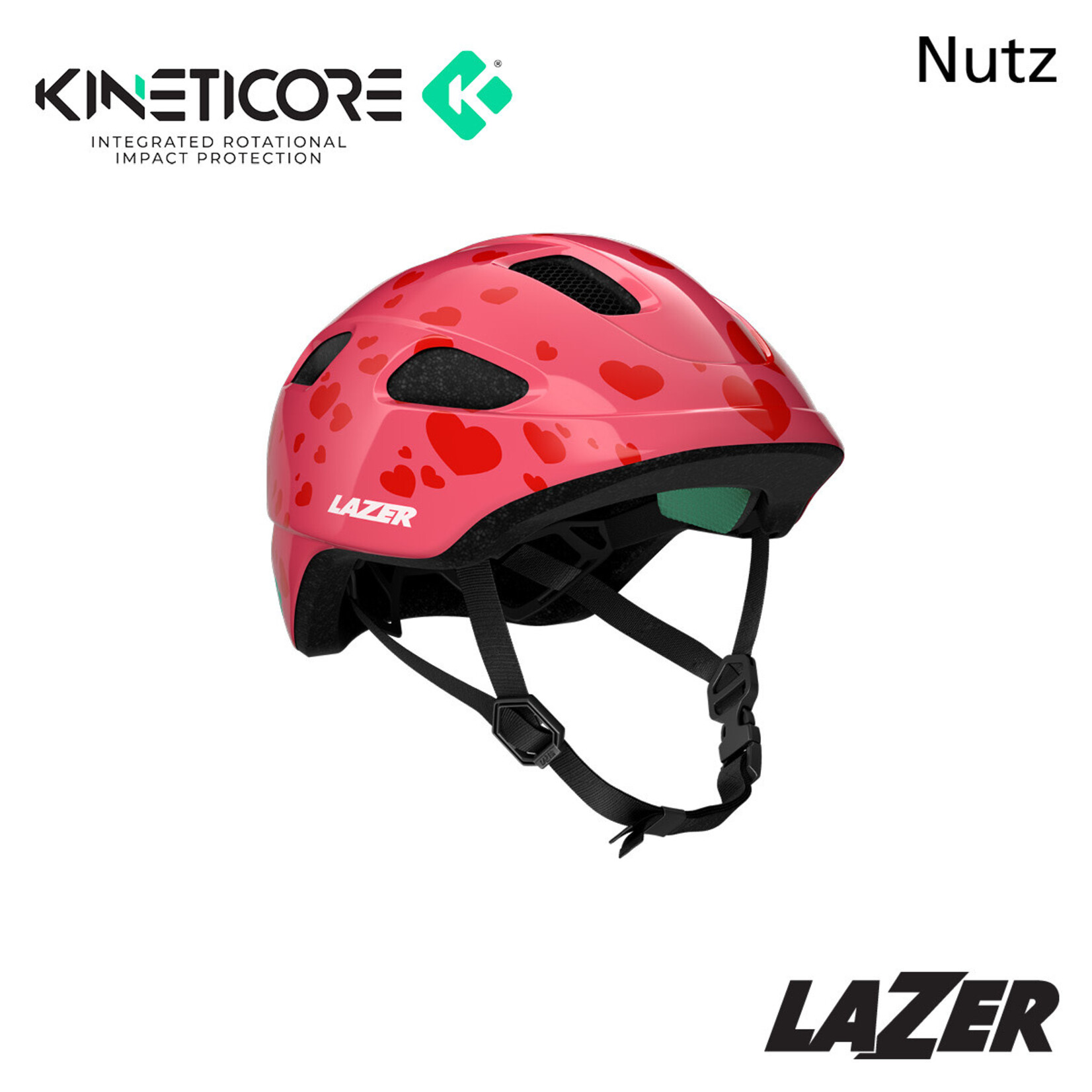Lazer Lazer, Helmet Nutz KinetiCore Kids Unisize 50-56cm