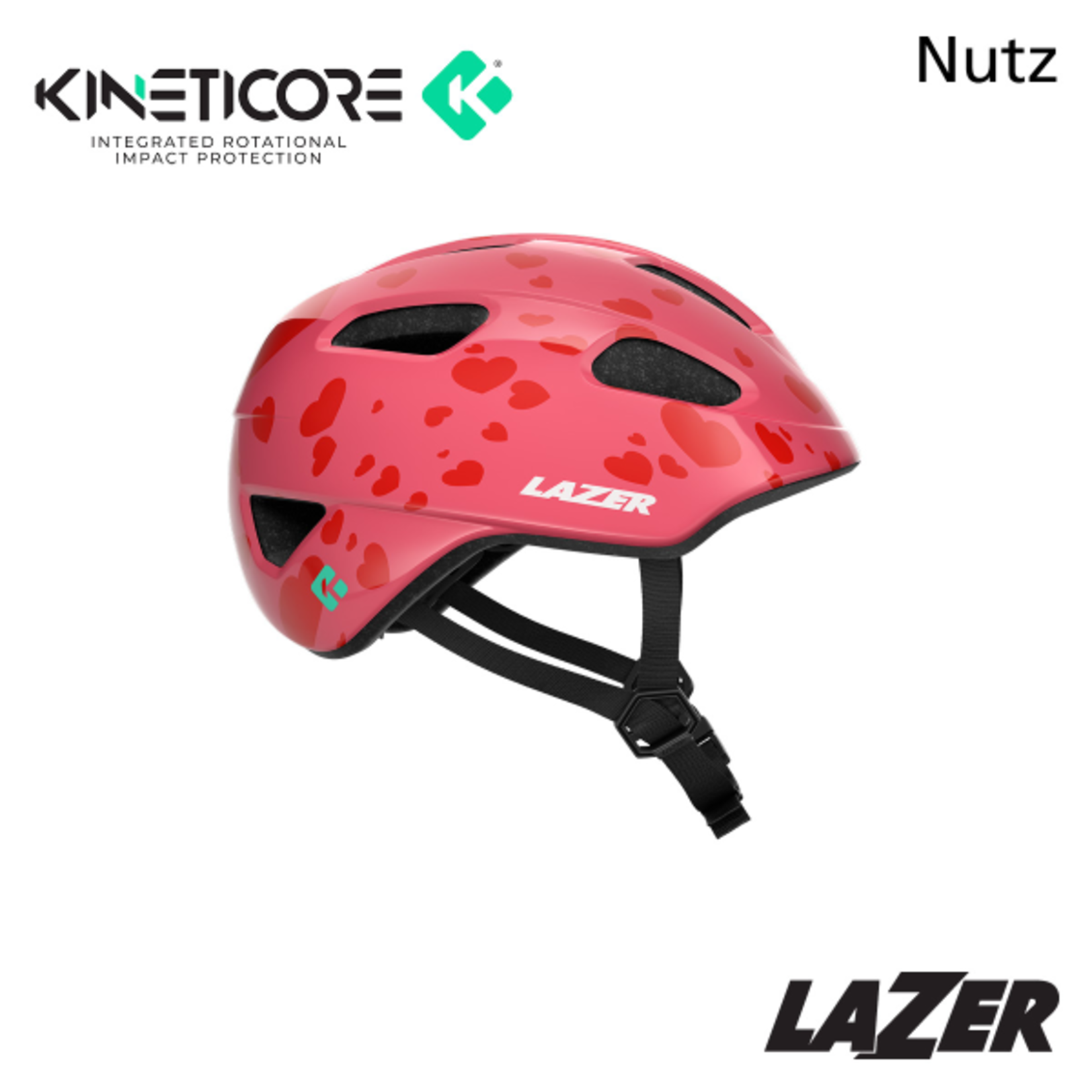 Lazer Lazer, Helmet Nutz KinetiCore Kids Unisize 50-56cm