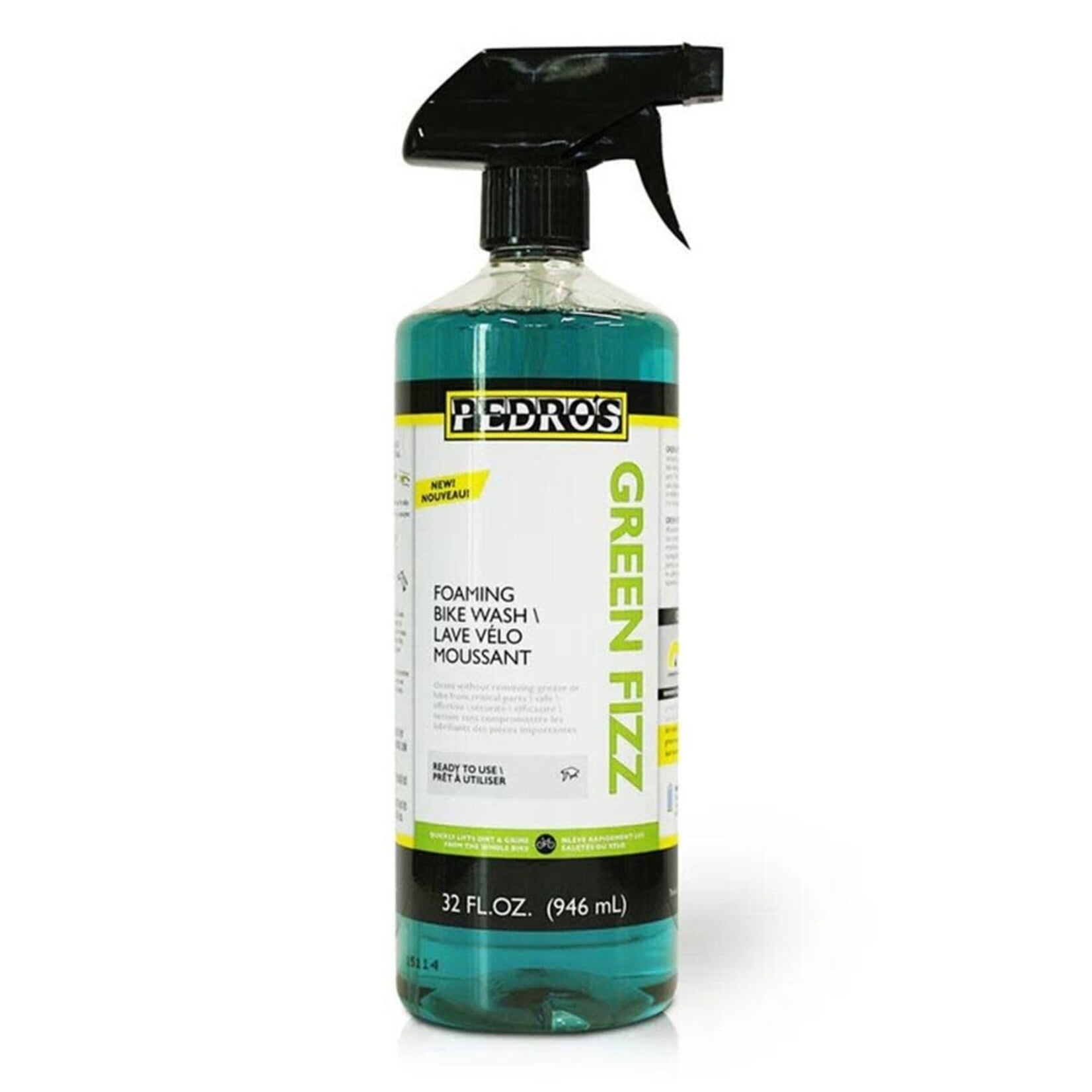 Pedros, Green Fizz, Foaming Bike Wash 32oz 946ml