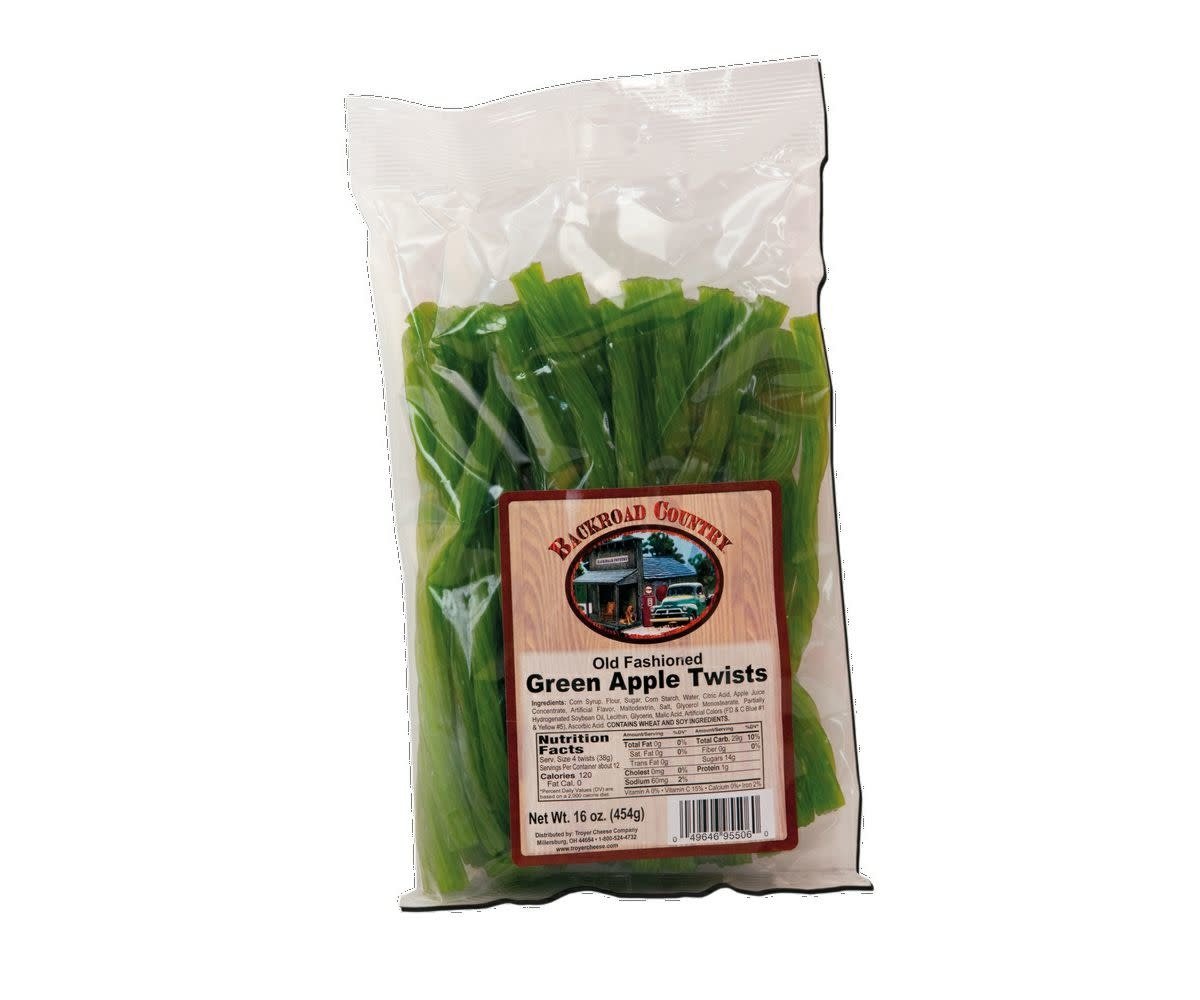 Backroad Country Old Fashioned Green Apple Licorice Twists - Acors