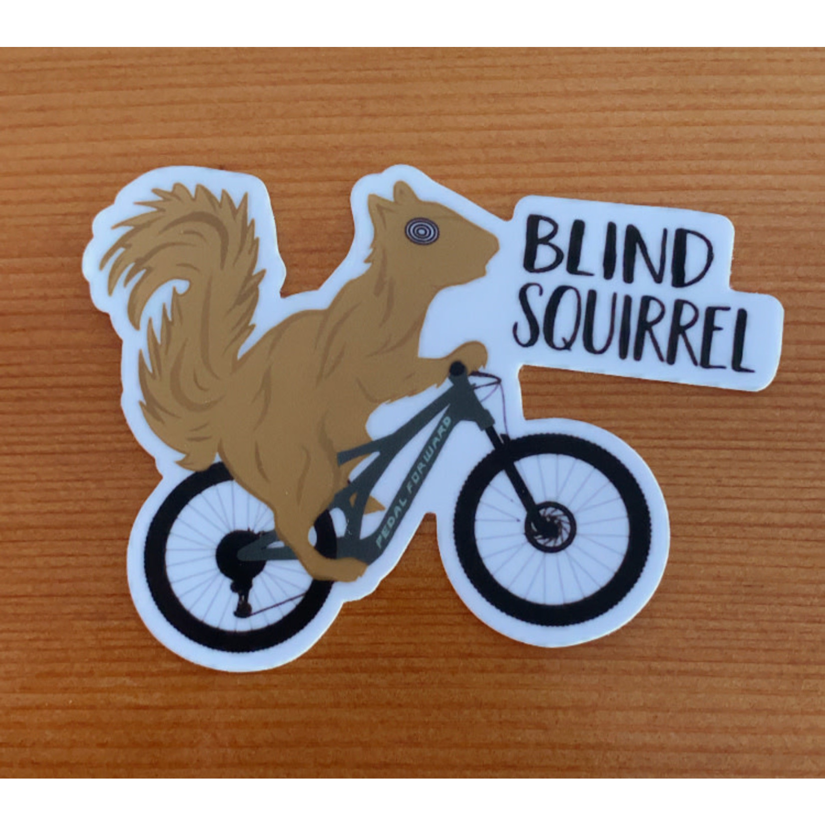 Blind Squirrel sticker