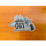 007 sticker Gray - Wester Gun