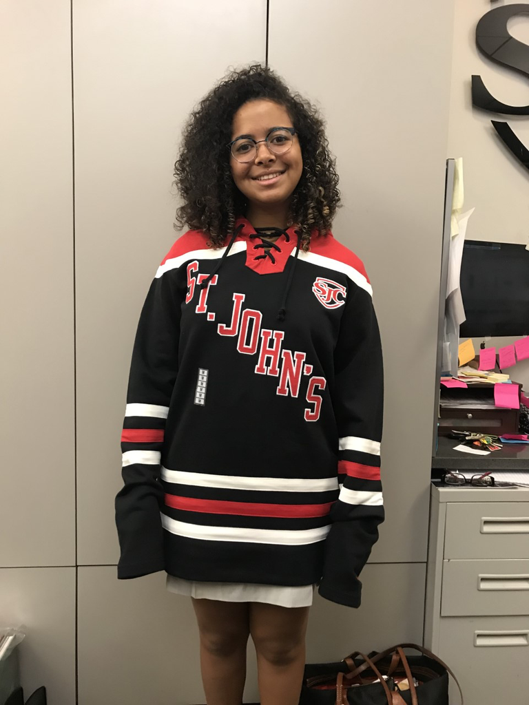 Let's Style This Hockey Jersey 🏒 SB: I Added Shoulder Pads For A M, hockey  jersey outfit black girl