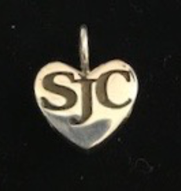 Spirit Item silver logo heart charm