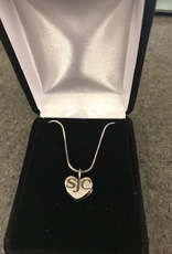 Spirit Item silver logo heart charm