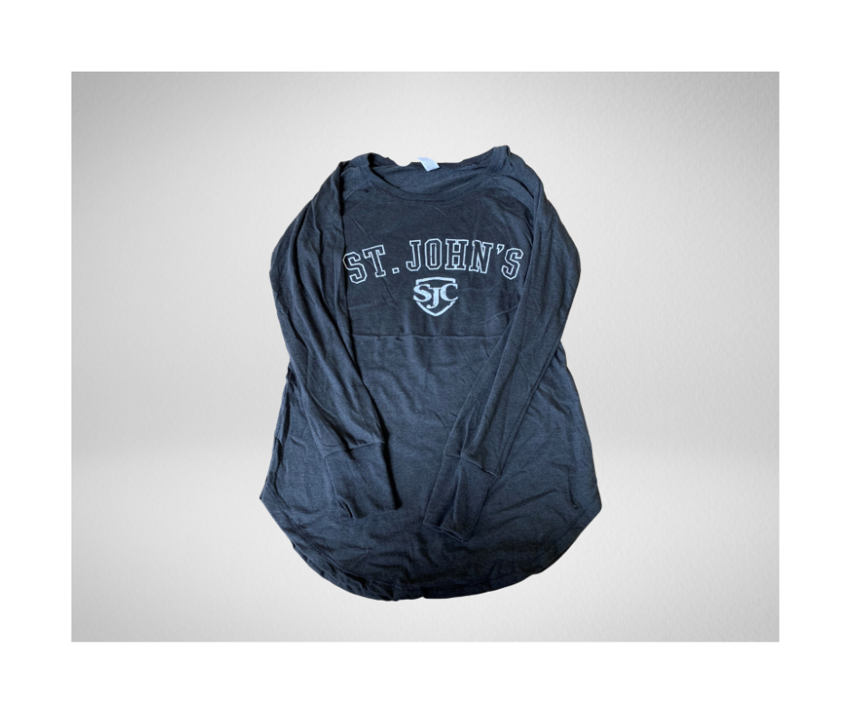 District CH01003DT132LSM Ladies Tunic Scoop Neck L/S Tee