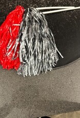 Spirit Item St. John's Pom Poms  Set 1 red, 1 gray