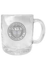 Spirit Products SP070624GW140 Clear Glass Etched Mug 12.25oz