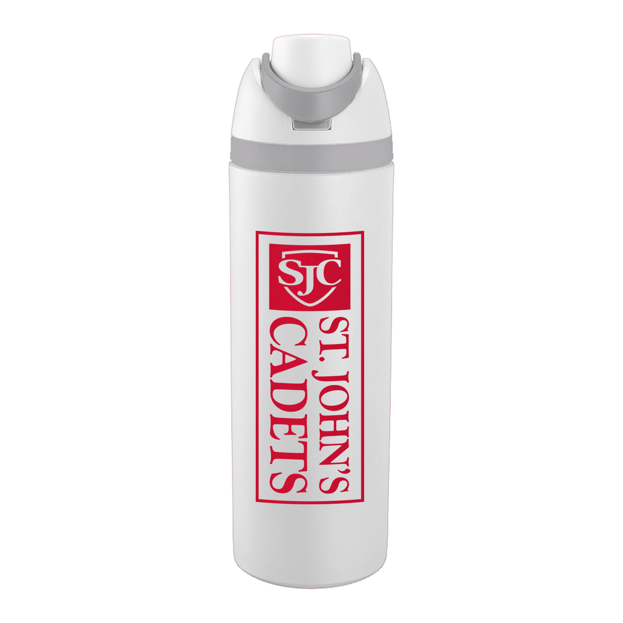 Spirit Products SP07065SB535 Oahu Stainless Sport Bottle 24oz White