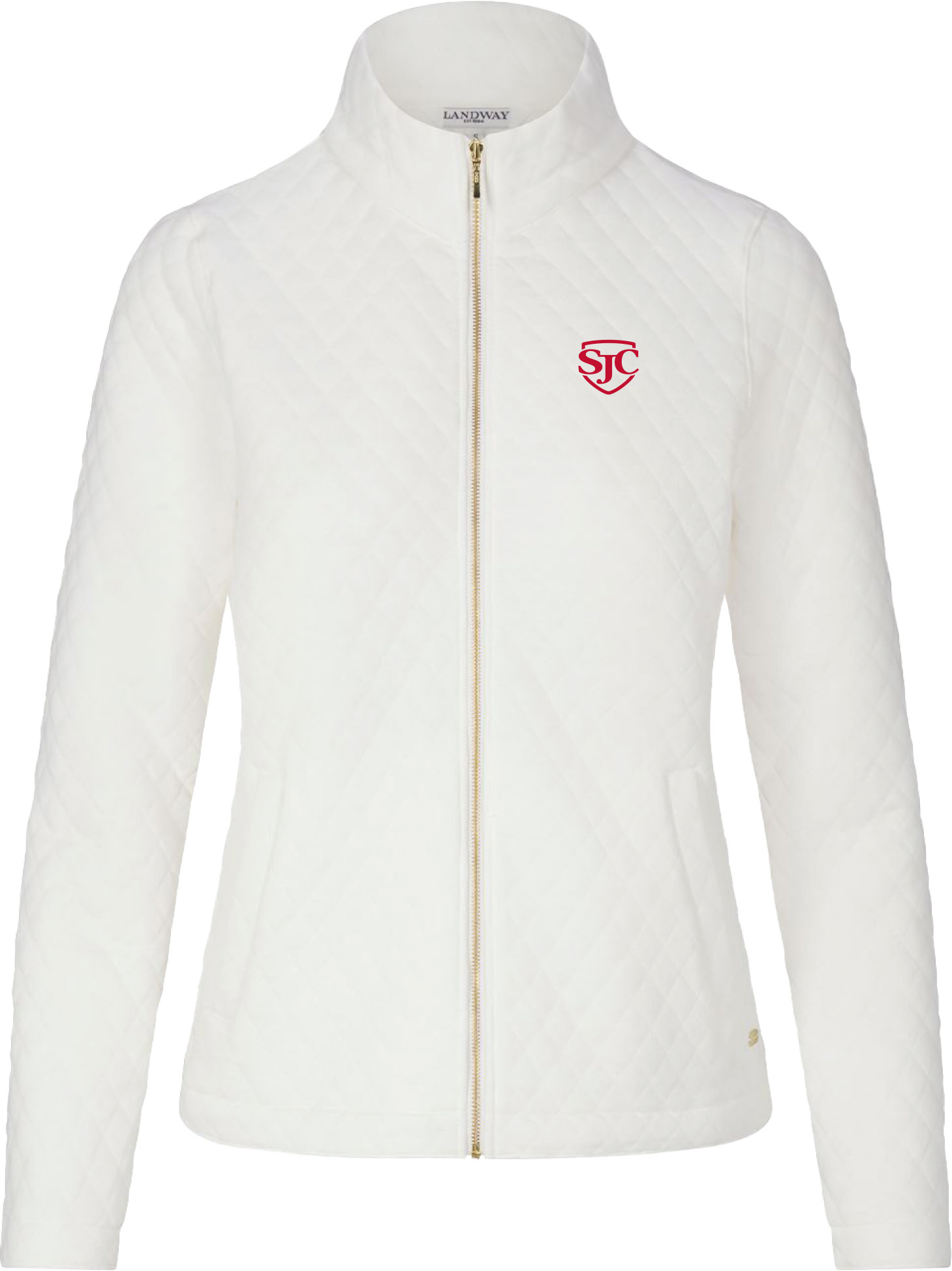 Landway College House CH08002CF667LD Womens Landway Quilted Full Zip