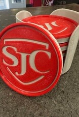 SJC PZ07073 SJC Coaster set of 6 with holder