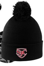 LogoFit OGO06002 4018 Monroe Satin Lined Knit Pom Beanie