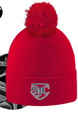 LogoFit OGO06002 4018 Monroe Satin Lined Knit Pom Beanie