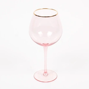 Pink Wine Glass