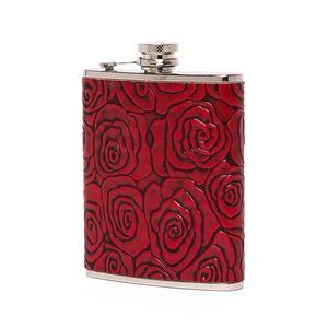 Red Rose Flask