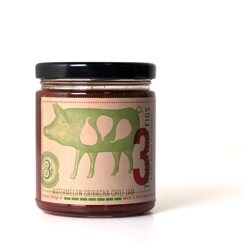 Three Little Figs Watermelon Sriracha Chili Jam