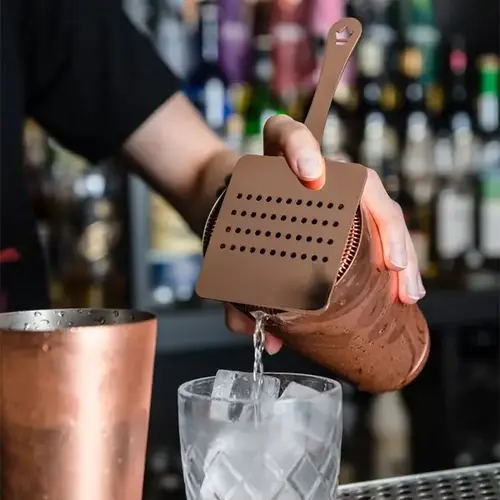 Cocktail Kingdom Recktech Hawthorne Cocktail Strainer Copper-Plated