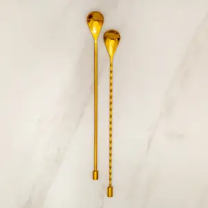Gold Bar Spoon Set