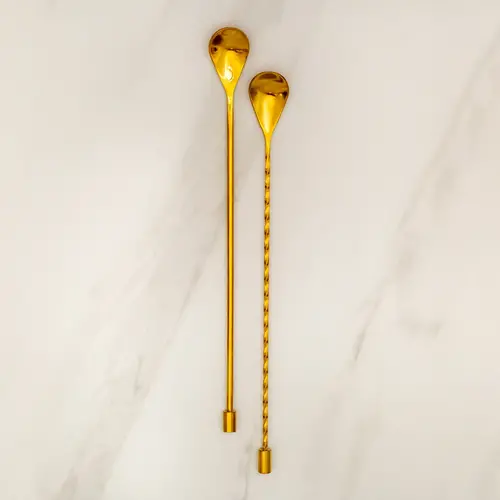 A Bar Above Gold Bar Spoon Set