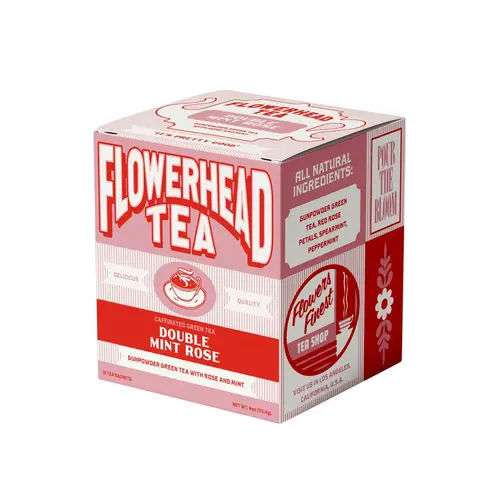 Flowerhead Tea Double Mint Rose Tea Bags