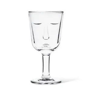 Resting Face Wine Glass