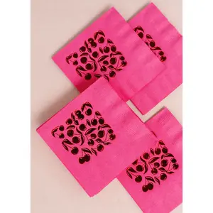 Cherry Cocktail Napkins