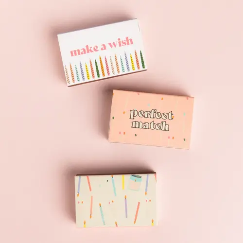 Enlighten The Occasion Mini Colorful Matchsticks Matchbox